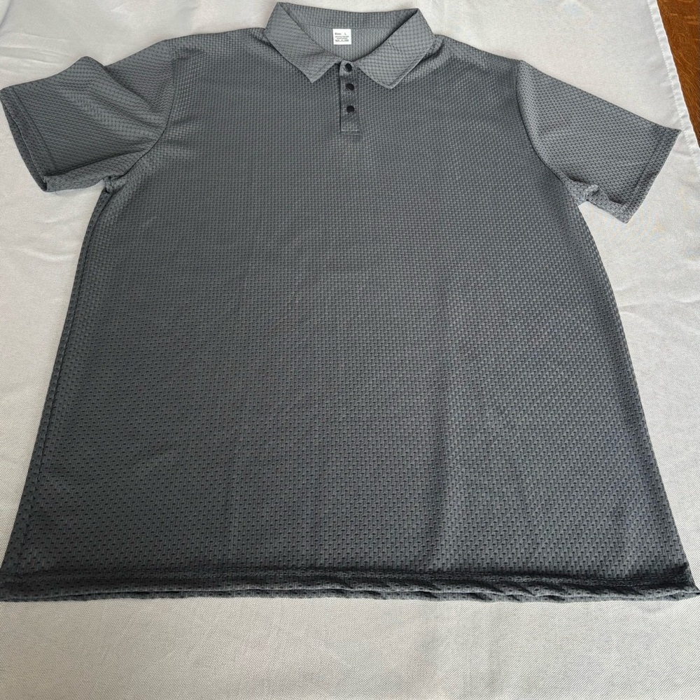 Men's Gray Polo Shirt